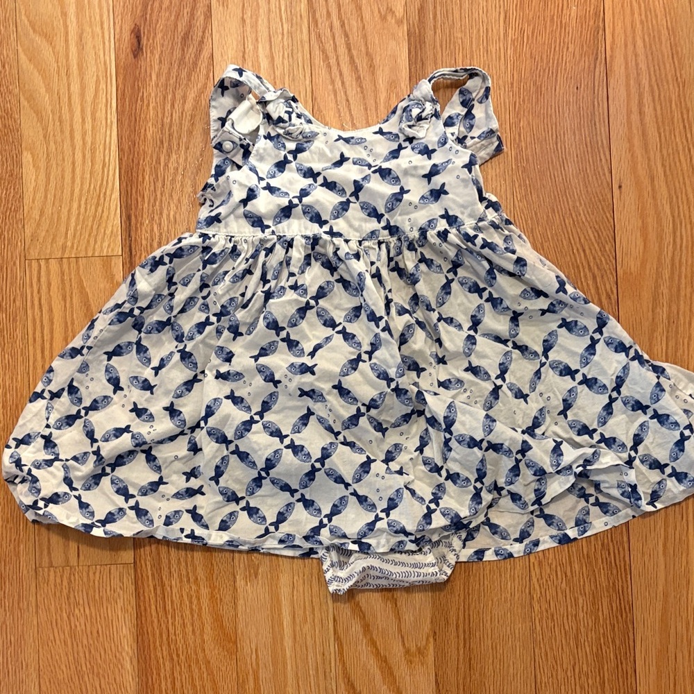 H&M fish print dress